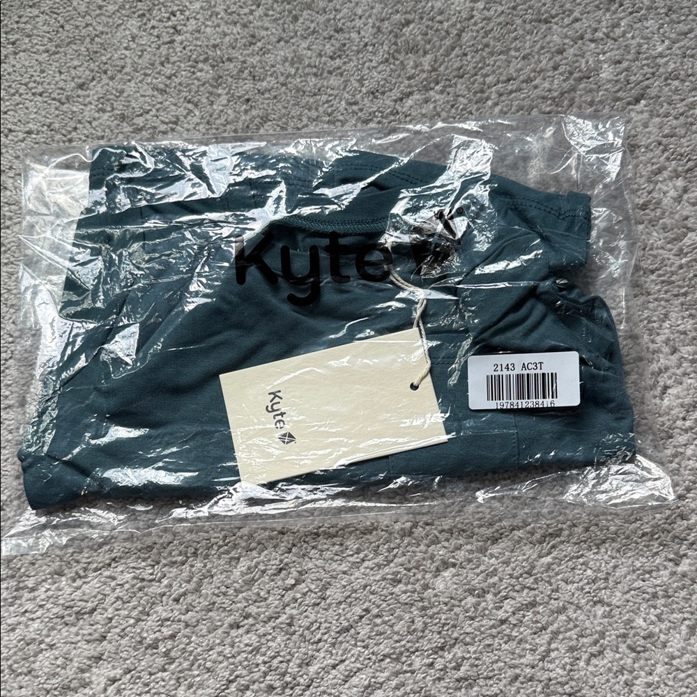 Kyte BABY Long Sleeve Toddler Crewneck in Atlantic - Picture 2 of 2
